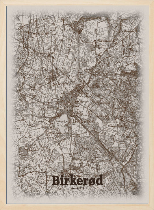 Birkerød 1875 - HjemEgn Nostalgi plakat - Hjemegn