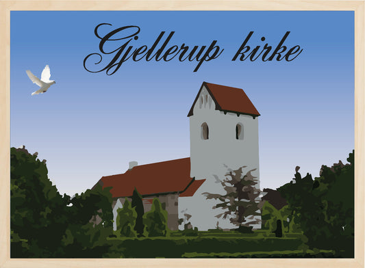 Gjellerup kirke ved Herning - Hjemegn